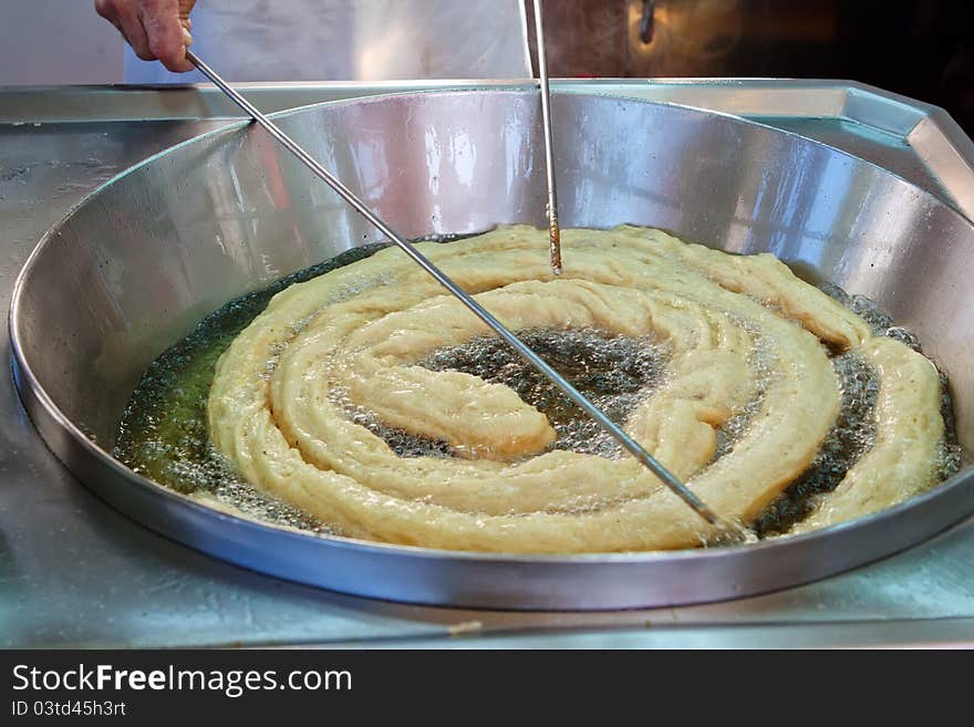 Frying Bagel