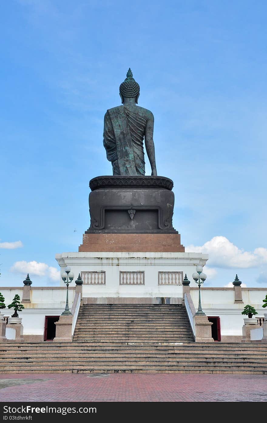 Big buddha image at Phutthamonthon, Nakhon Pathom, Thailand