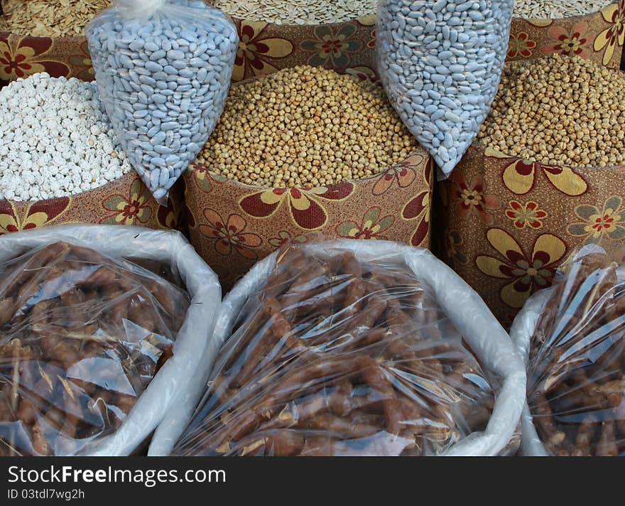 Organic dried fruit.