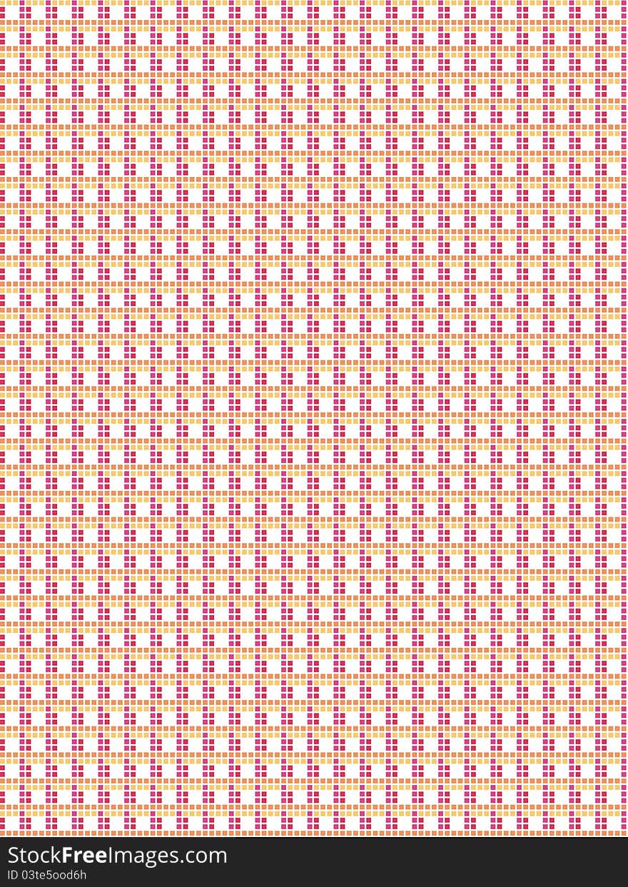 Abstract red and orange checkered  background. Abstract red and orange checkered  background