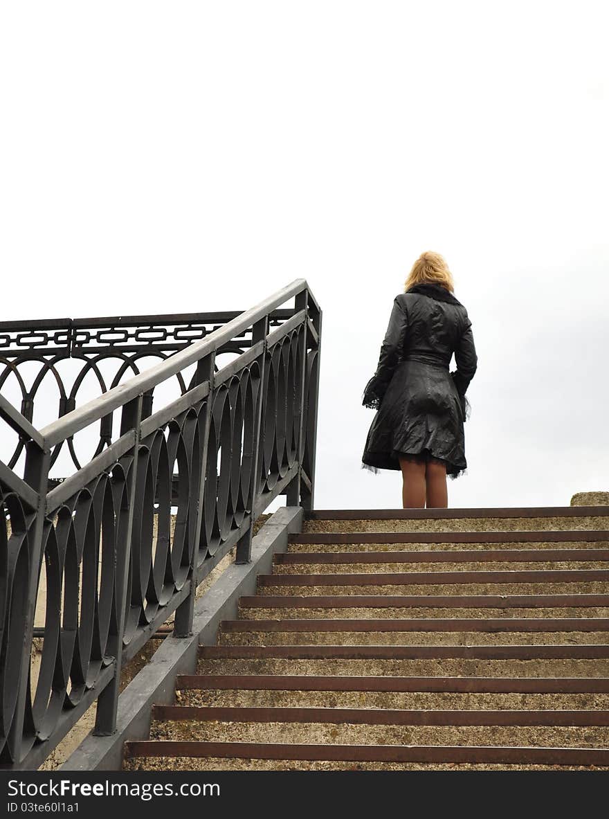 Blonde, Stairs and railings, metal construction