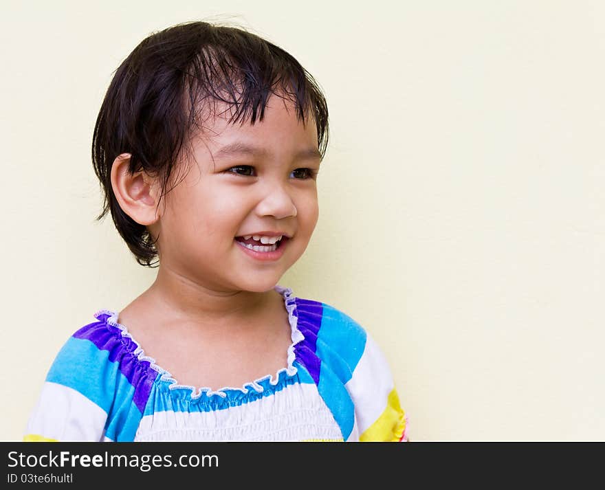 Thai child smile bright and natural. Thai child smile bright and natural.