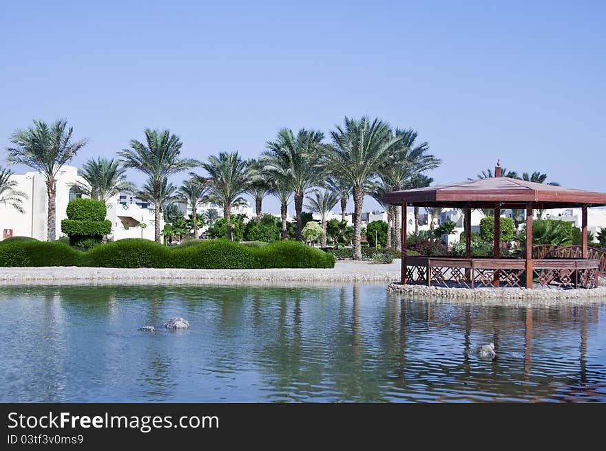 Arbor on the water