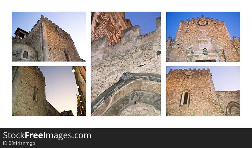 Historic Sites in Taormina, Sicily. Historic Sites in Taormina, Sicily