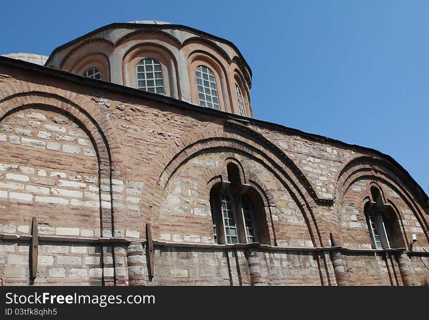 Exterior view of Chora Museum in istanbul, Turkey. Exterior view of Chora Museum in istanbul, Turkey.