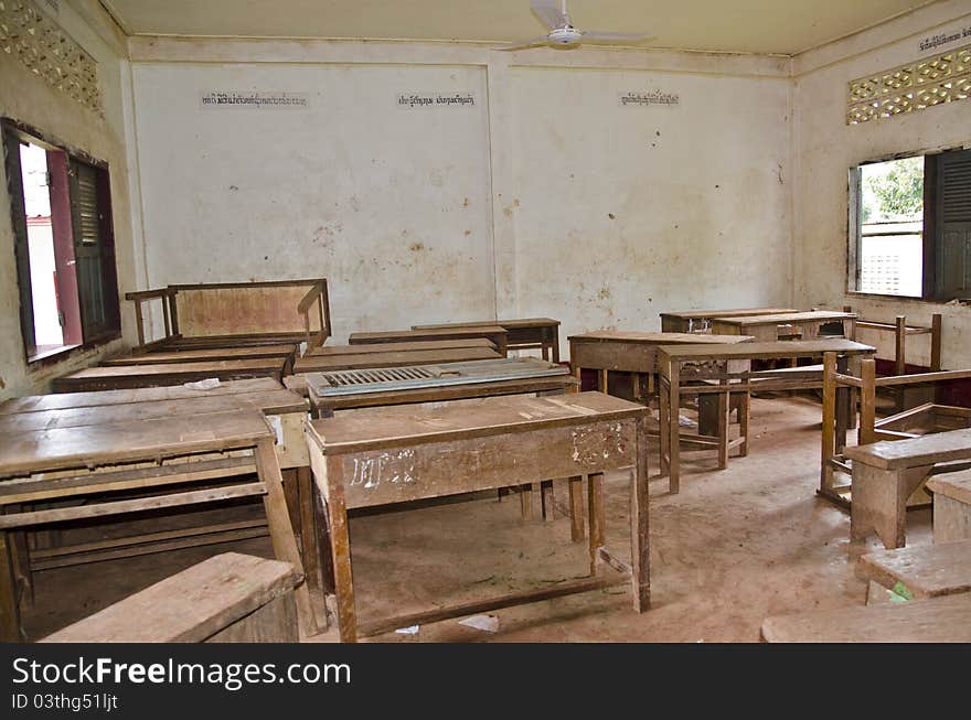 Forgotten Classroom for a classroom after school is over