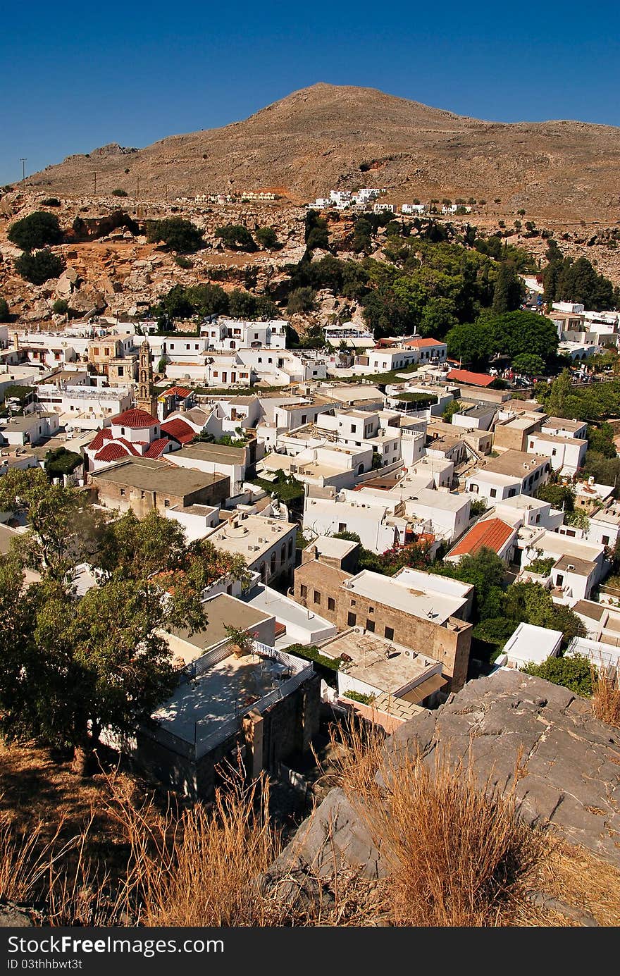 Lindos town