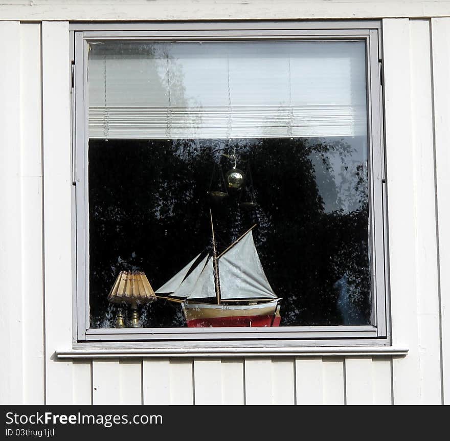 Ship in Window