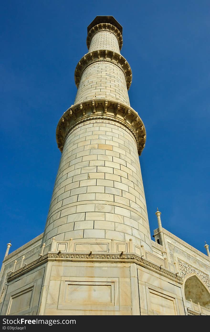 One of Minaret in Taj Mahal, India