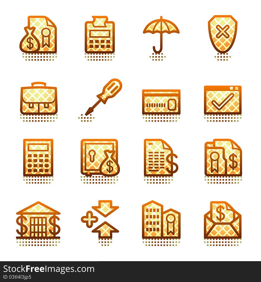 Vector icons set for websites, guides, booklets. Vector icons set for websites, guides, booklets.