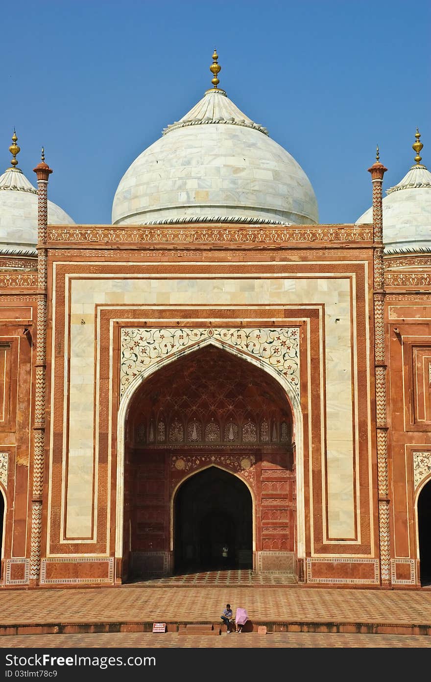 The Mosque in Taj Mahal, India