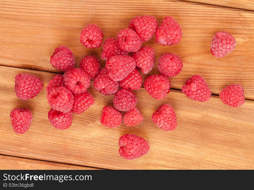 Fresh raspberries