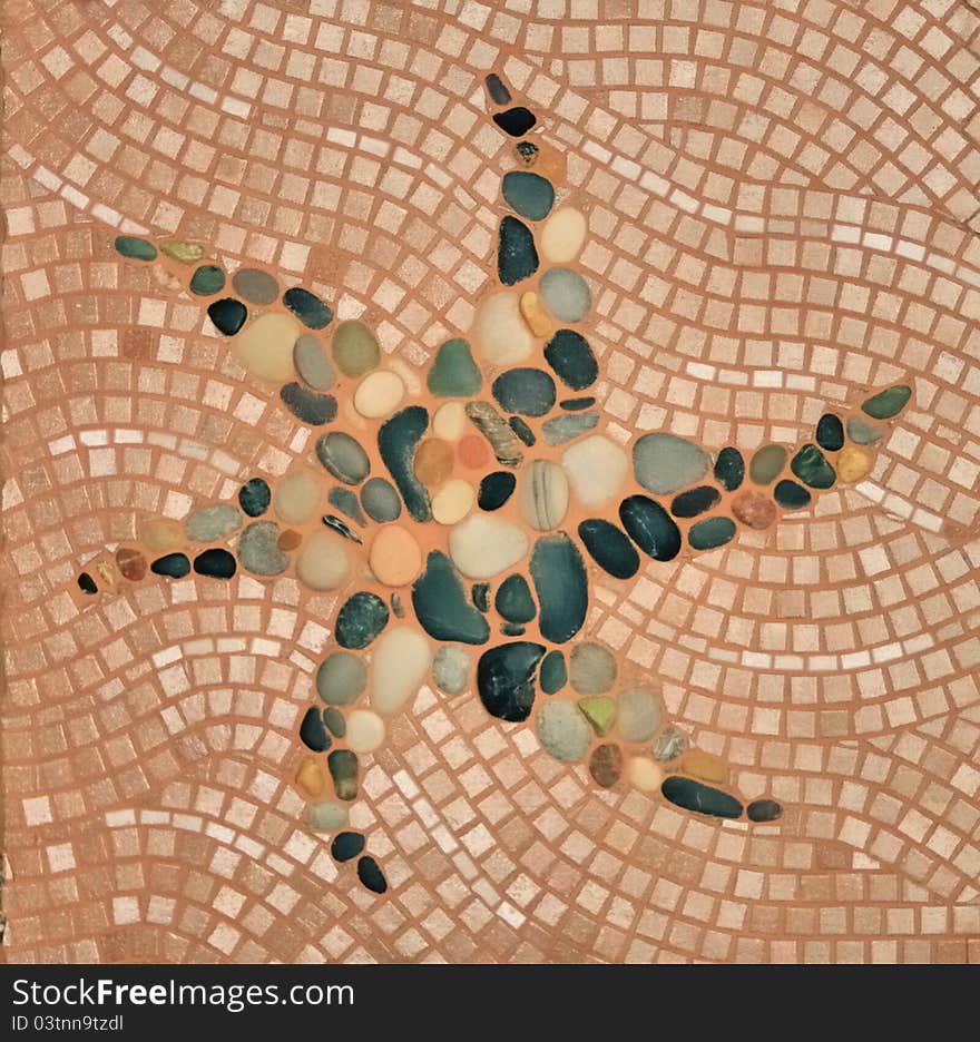 Mosaic starfish