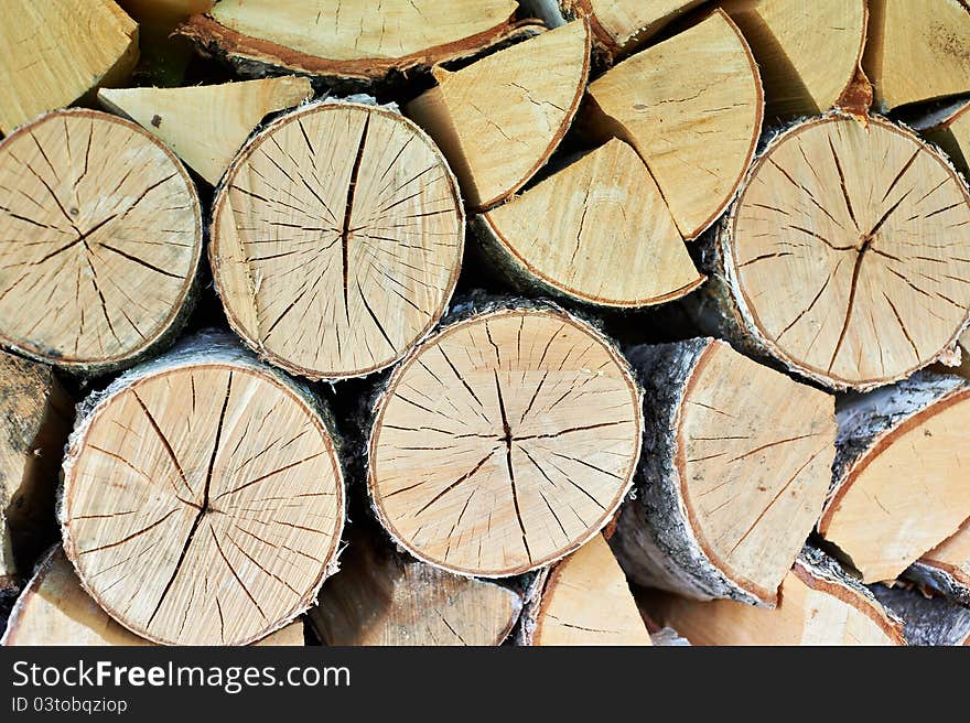 Storage timber for firing furnace. Storage timber for firing furnace