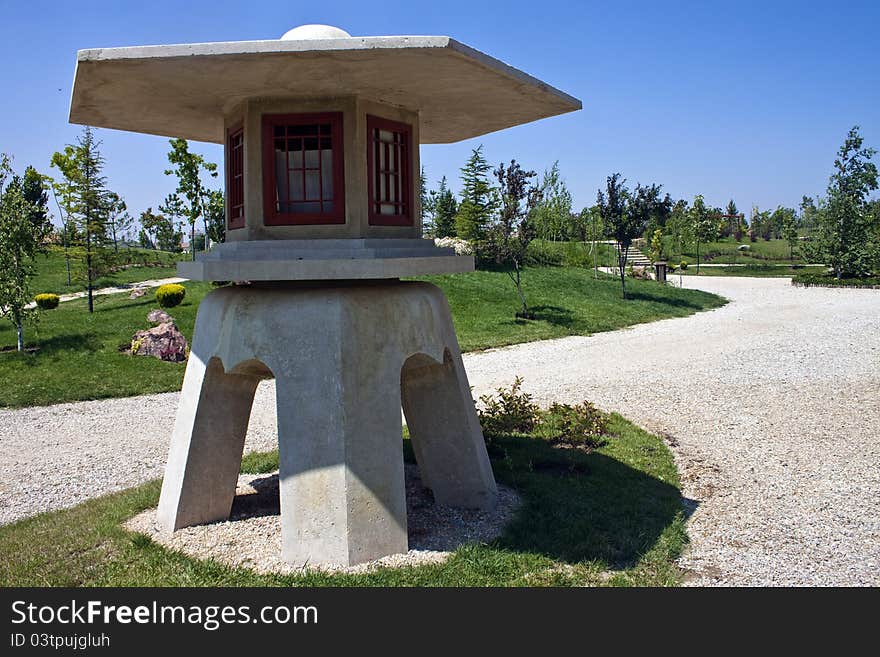 Japanese garden in Eskisehir, Turkey