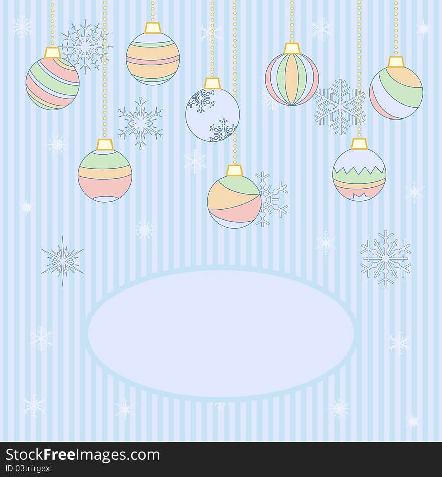 Vector illustration of beautiful christmas background with snowflakes. Vector illustration of beautiful christmas background with snowflakes.