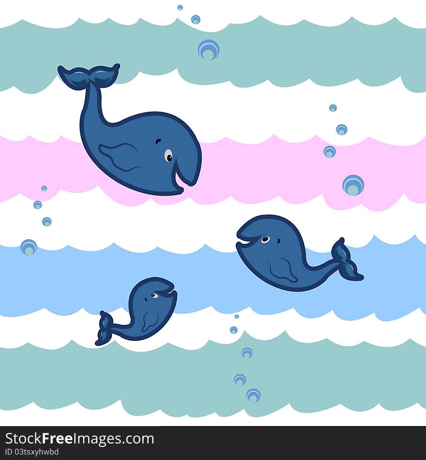 Whales And Waves