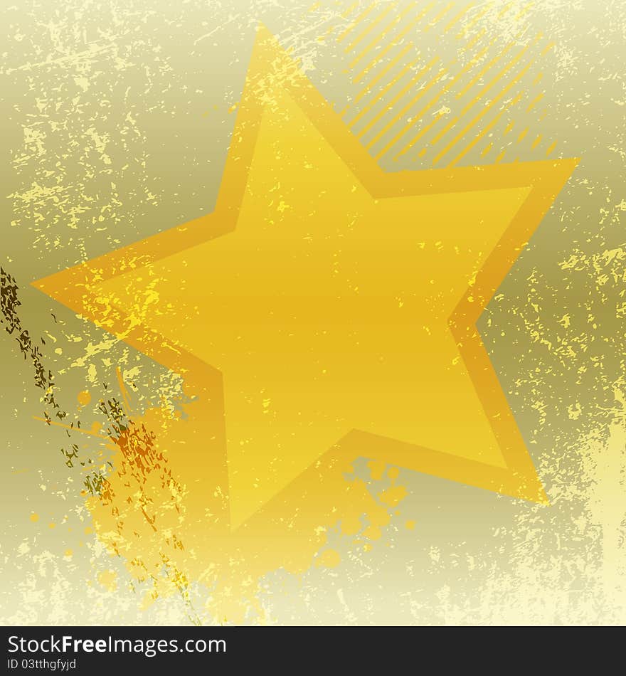 Vector grunge star abstract background. Vector grunge star abstract background.