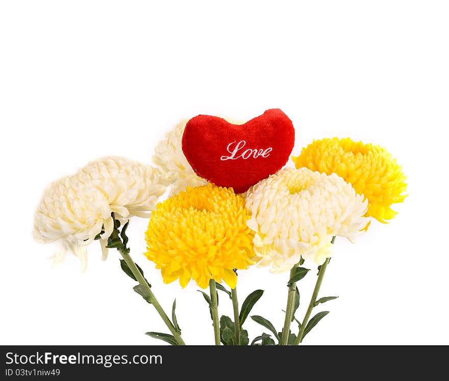 Bouquet of chrysanthemums