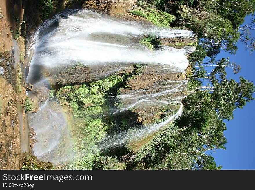 Waterfall In The Tropics