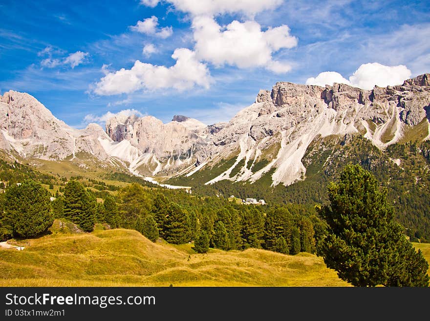 Dolomites mountain