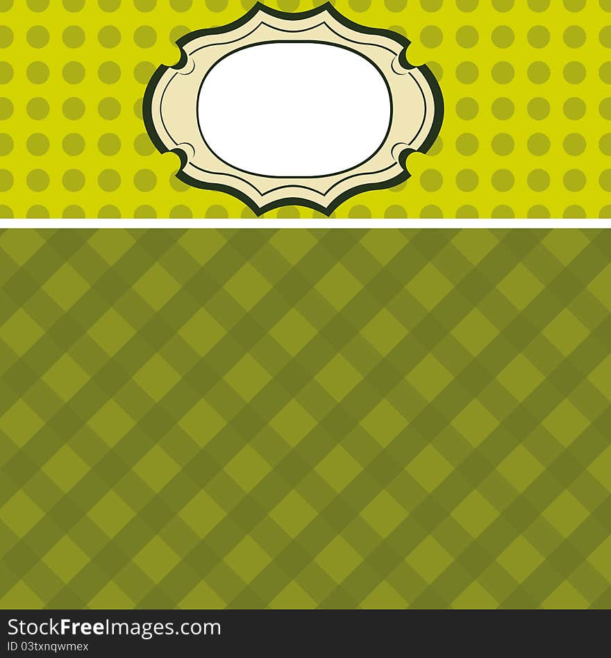 Cool Seamless Background Invitation Card Vector