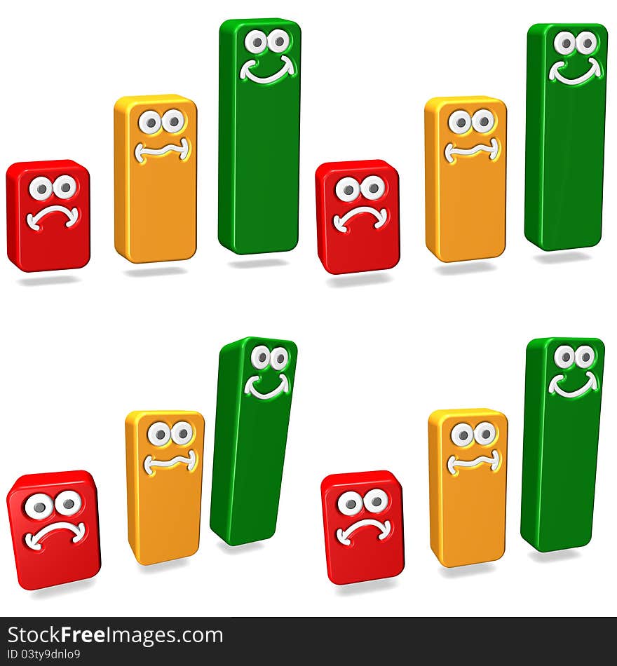 Clip Art Bar Graphs Viewed At Four Different Focal Lenghts. Clip Art Bar Graphs Viewed At Four Different Focal Lenghts