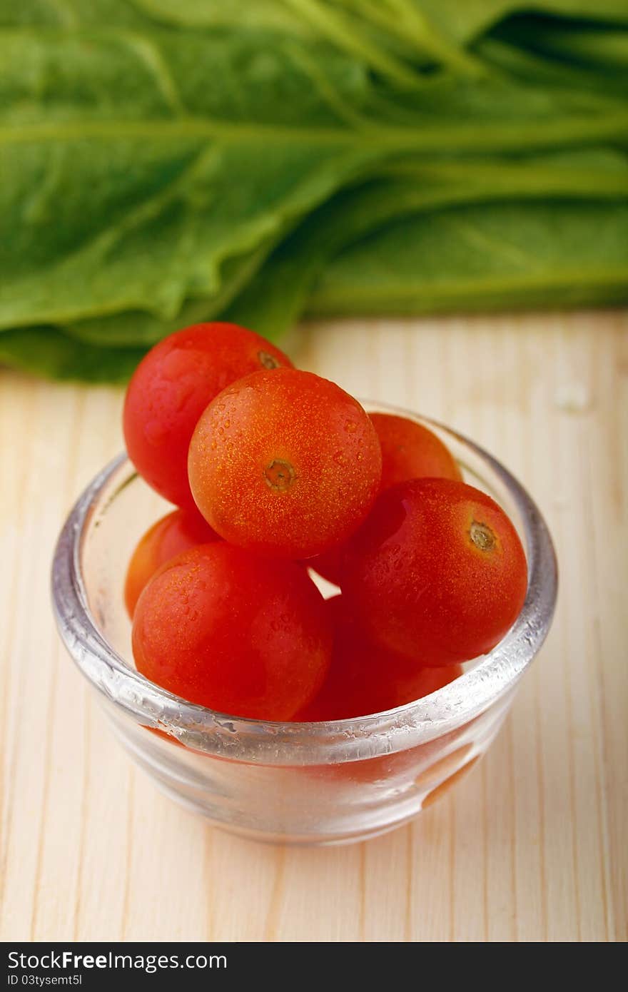 Fresh Tomatoes And Greens