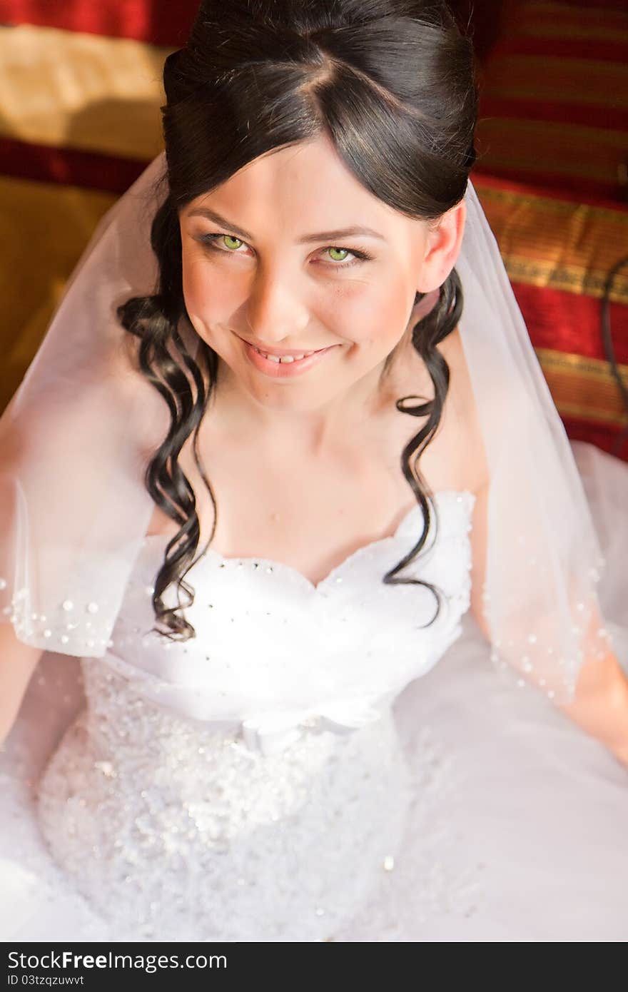 Portrait of a beautiful bride