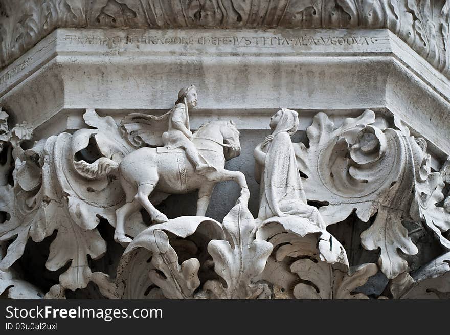 Detail from Doge's Palace - Venice