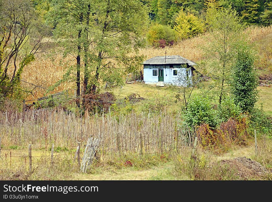 Generic transylvania house in Romania