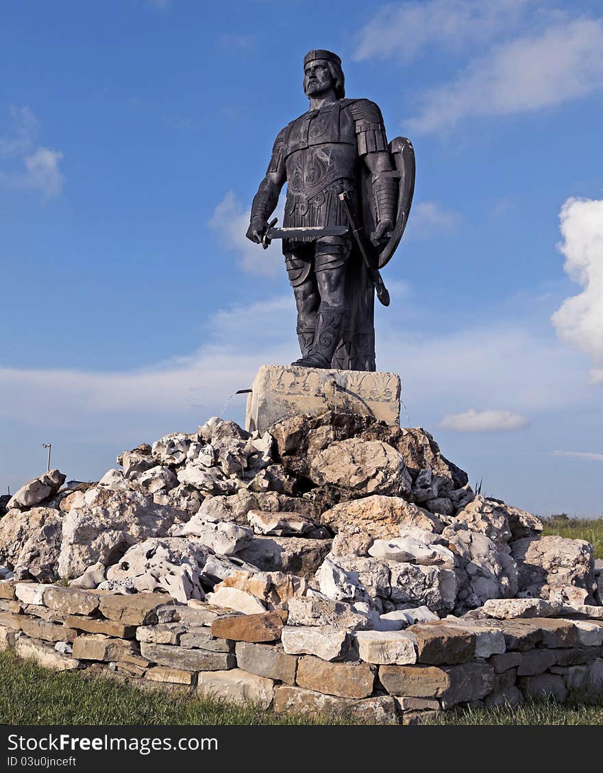 Monument tzar Kaloyan in Bulgaria, Arbanassi