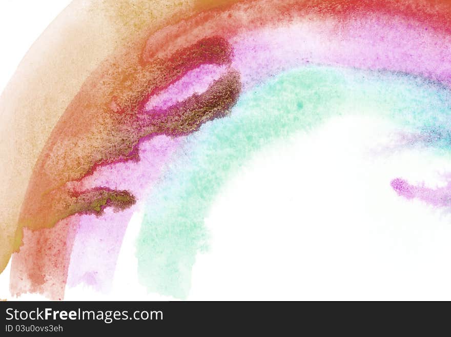 Abstract watercolor multicolor for background. Abstract watercolor multicolor for background