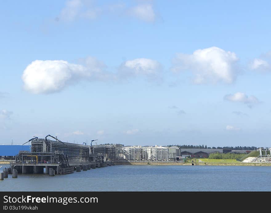 Detail of chemical plant in north europe