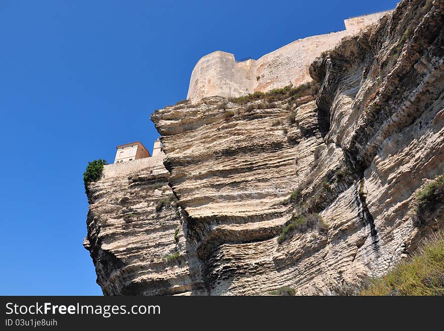 The cliffs of Bonifacio