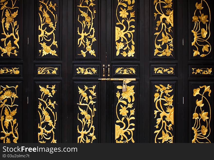 Chinese Door Pattern