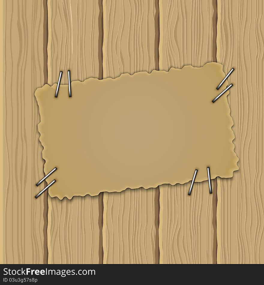 Abstract background with wooden board