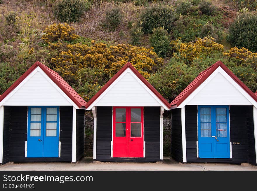 Colorful Beach Huts