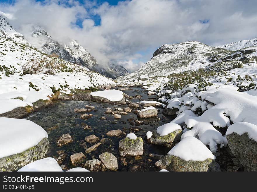 Mountain Creek in Tatra Mountains