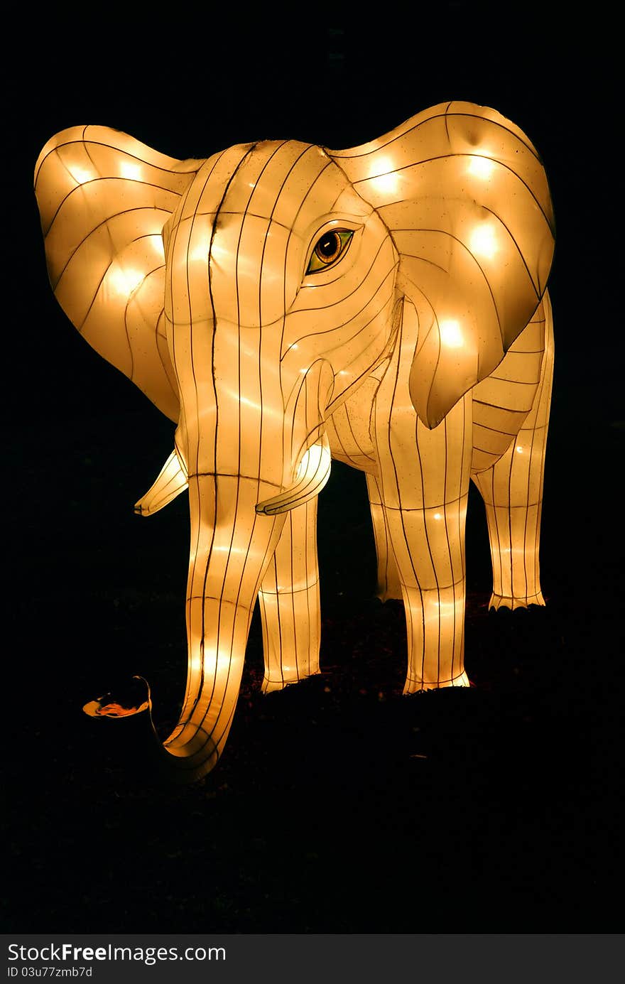 Elephant lantern