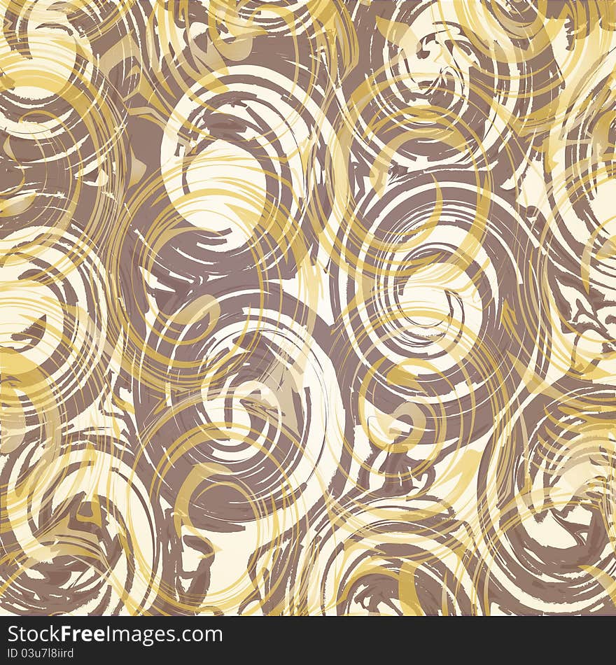 Abstract background with spirals, vector, illustration