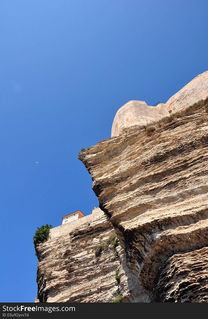 The cliffs of Bonifacio