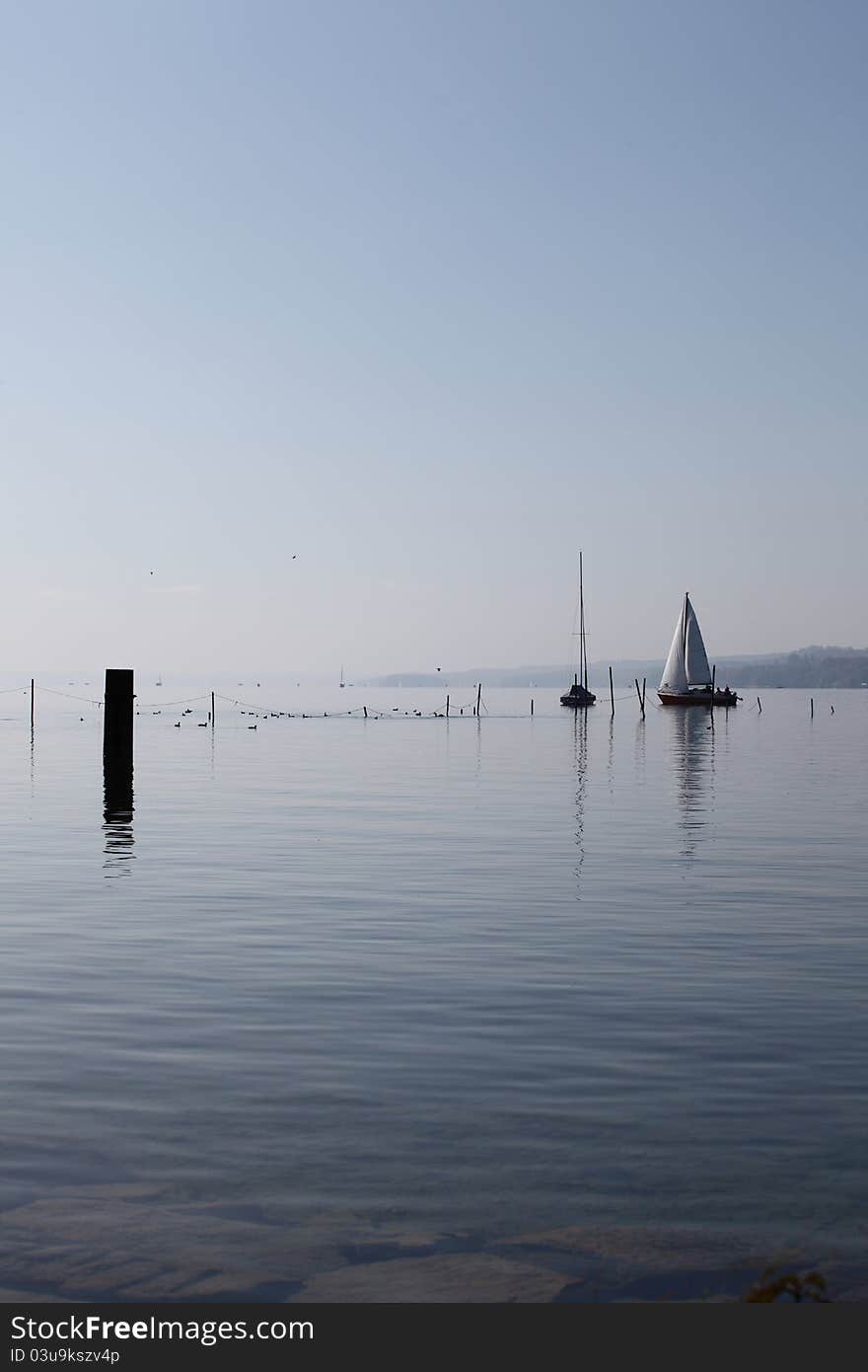 Sailing On Starnberg Lake