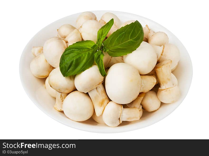 Mushrooms in a bowl