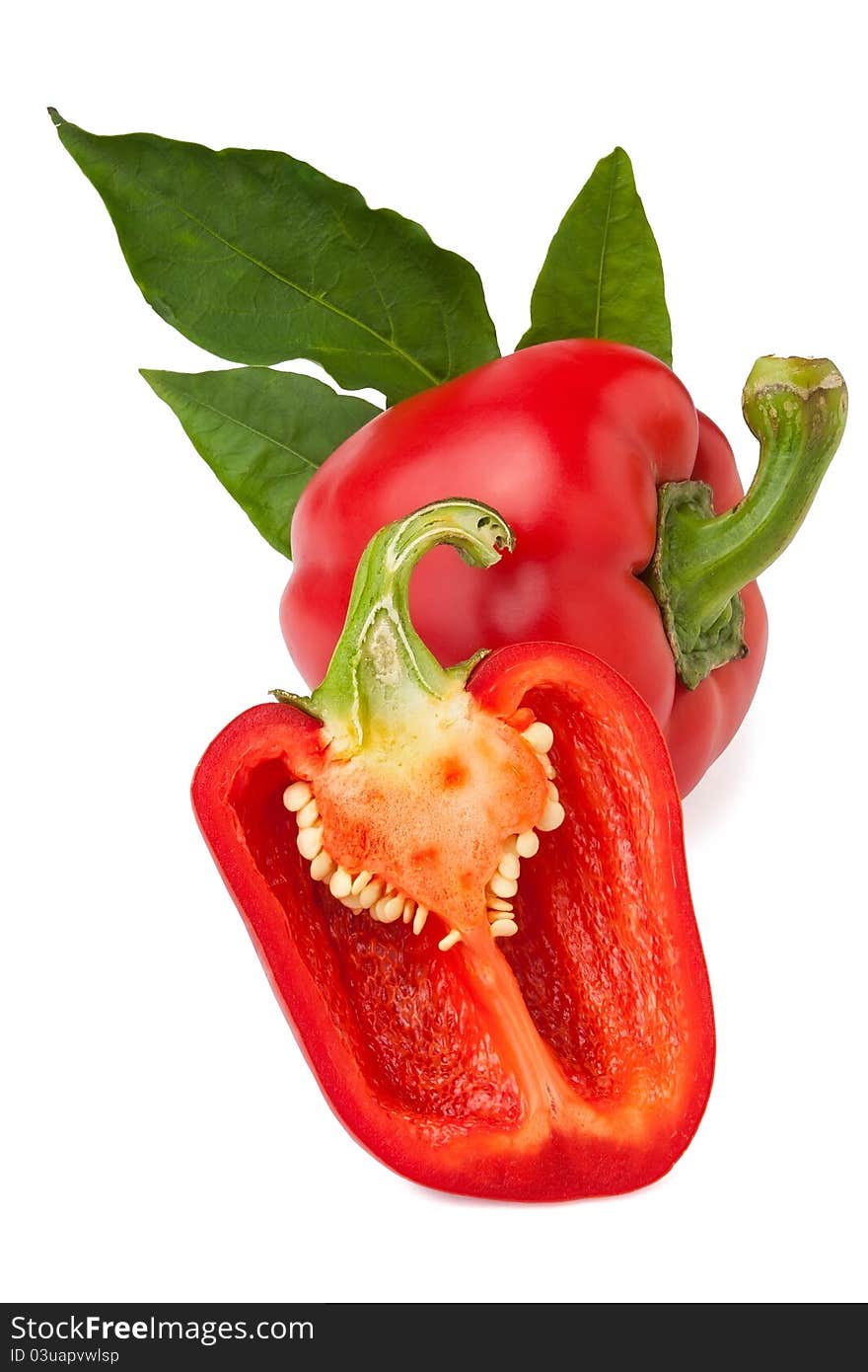 Cut bell pepper