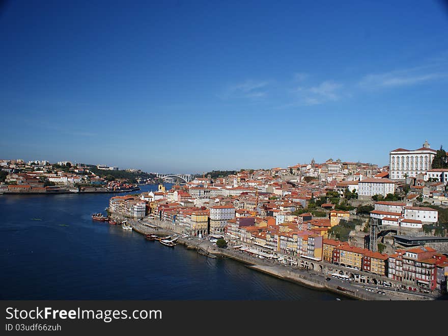 Panoramic view of Porto