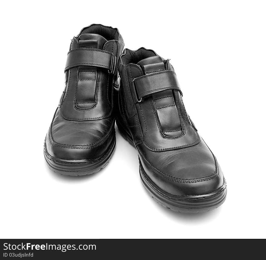 Pair of black man s boots