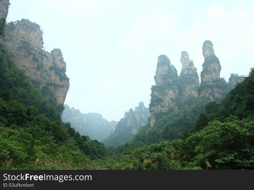 Art mountains is one China symbol. Art mountains is one China symbol