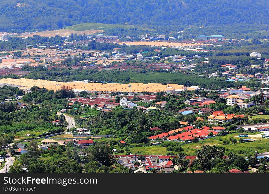 Top view of Raway, phuket South of Thailand. Top view of Raway, phuket South of Thailand