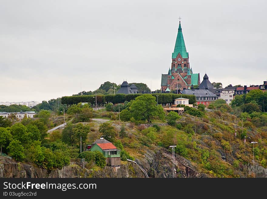 View On Sofia Church In Stockholm